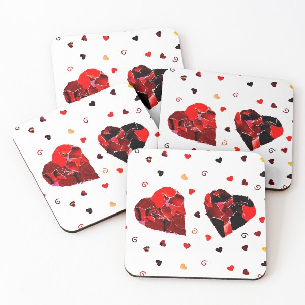 Item preview, 2 hearts designed and sold by GreenNote.