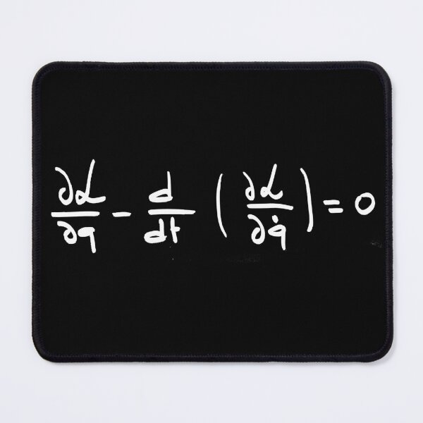 Item preview, Euler lagrange equation handwritten, physics and science designed and sold by NoetherSym.