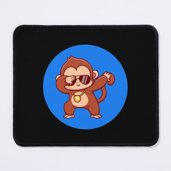 Item preview, Money Monkey Dabbing Funny Dabbing Blue Kawaii Animals Gift designed and sold by Hyper-Field.