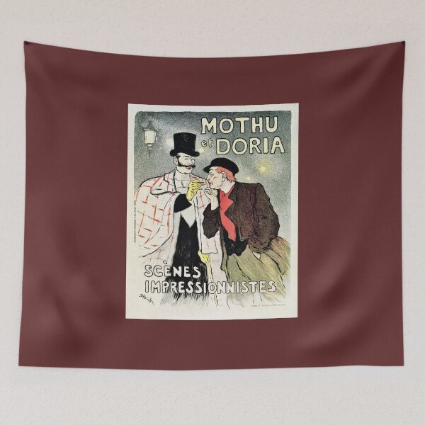 Item preview, Vintage French impressionism singers ad Mothu and Doria designed and sold by aapshop.