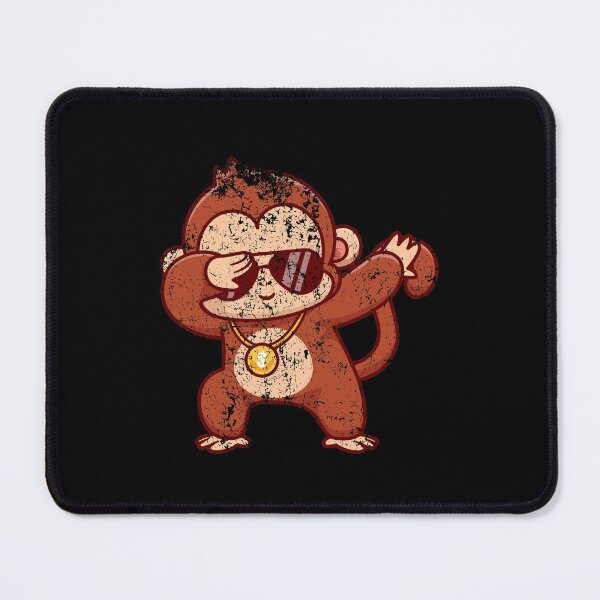 Item preview, Money Monkey Dabbing Funny Dabbing Distressed Kawaii Animals Gift designed and sold by Hyper-Field.