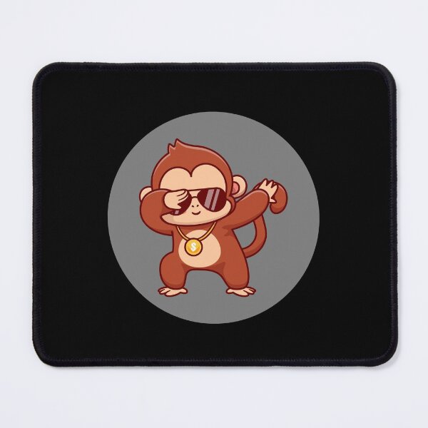 Item preview, Money Monkey Dabbing Funny Dabbing Grey Kawaii Animals Gift designed and sold by Hyper-Field.