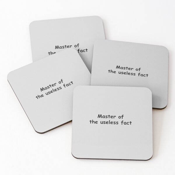 Item preview, Master of the useless fact designed and sold by SomeGuyLou.