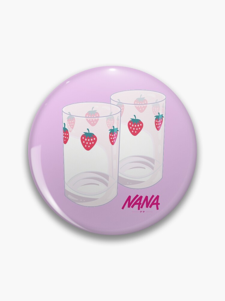 Nana anime strawberry glasses (black and white)