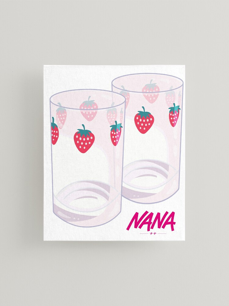 Nana - Strawberry glasses | Mounted Print