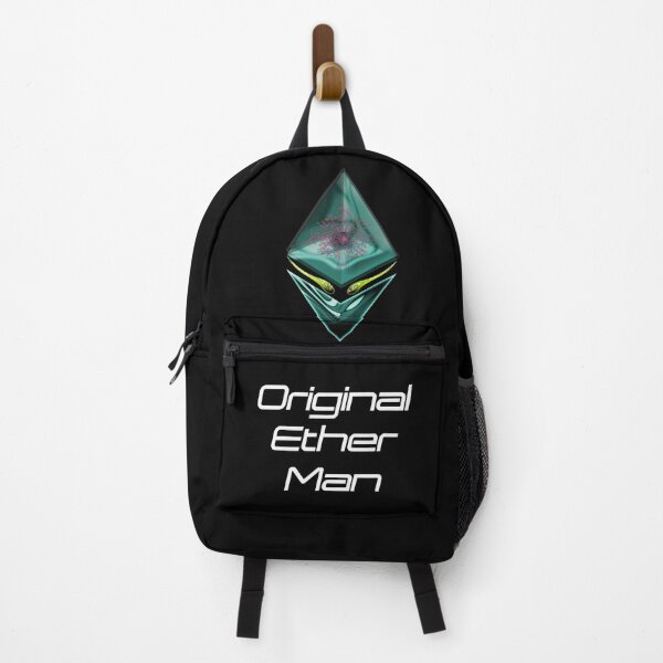 Item preview, Chiffon Tops Original Ether Man Aquamarine Colored Head With Positronic Brain & Lime-green Eyes White Text designed and sold by Spirit-World.