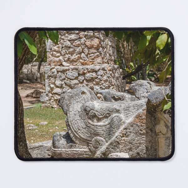Item preview, Feathered serpent head carving designed and sold by Graham Prentice.