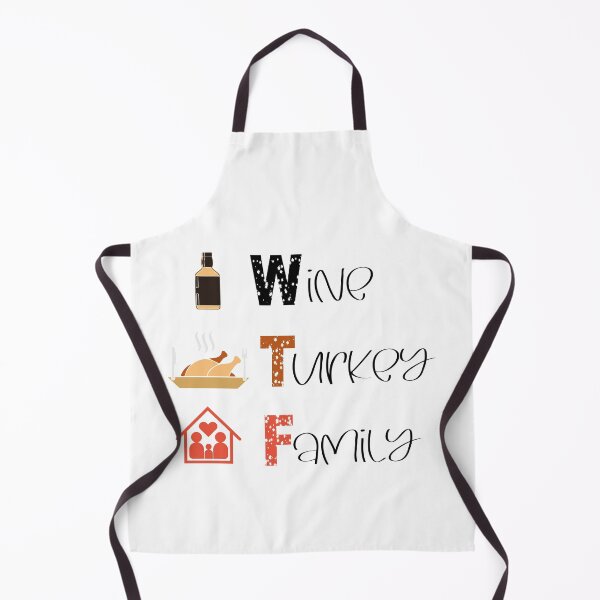 Item preview, WTF Wine Turkey Family, Funny Thanksgiving Gift, Funny Turkey Day designed and sold by Mode Tees.