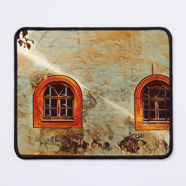 Item preview, Facade, old house, plaster, painted, vintage designed and sold by crea-homedesign.