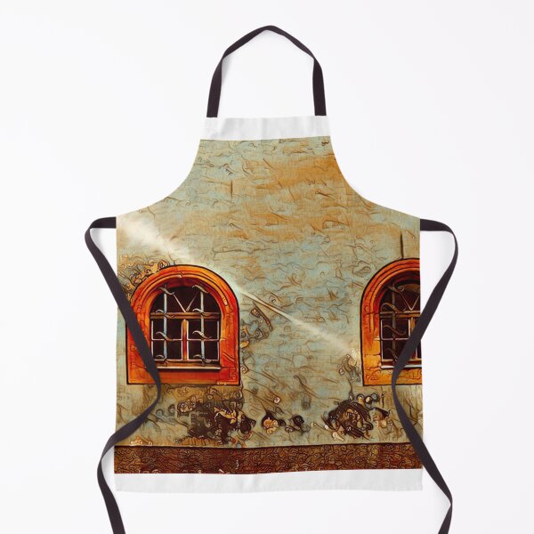Item preview, Facade, old house, plaster, painted, vintage designed and sold by crea-homedesign.
