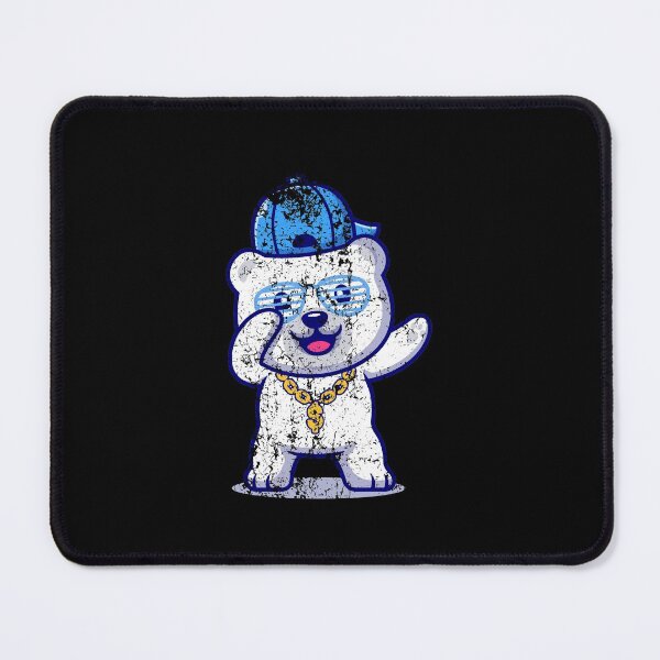 Item preview, Cool Polar Bear Dabbing Funny Dabbing Distressed Kawaii Animals Gift designed and sold by Hyper-Field.