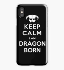 Skyrim dragon born iPhone Case/Skin