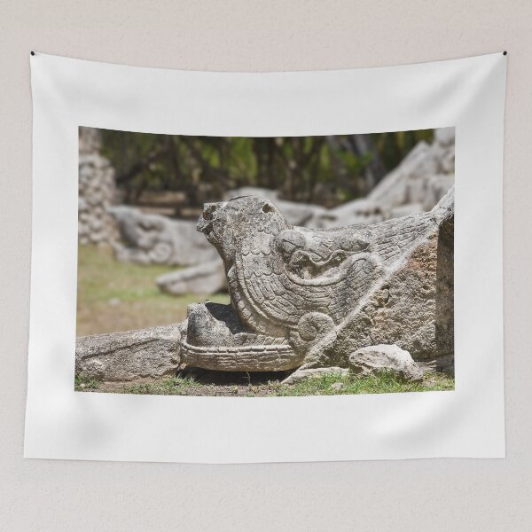 Item preview, Feathered serpent head carving designed and sold by Graham Prentice.