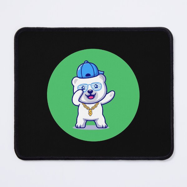 Item preview, Cool Polar Bear Dabbing Funny Dabbing Green Kawaii Animals Gift designed and sold by Hyper-Field.