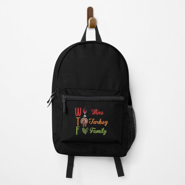 Item preview, WTF Wine Turkey Family, Funny Thanksgiving Gift, Funny Turkey Day designed and sold by Mode Tees.