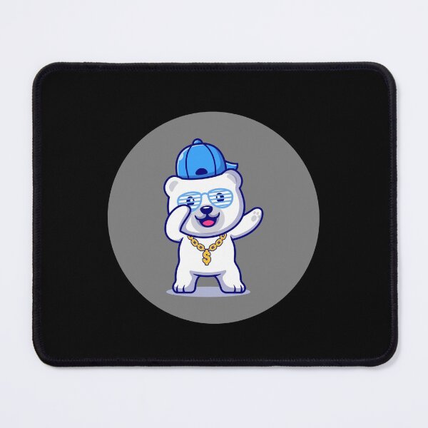 Item preview, Cool Polar Bear Dabbing Funny Dabbing Grey Kawaii Animals Gift designed and sold by Hyper-Field.