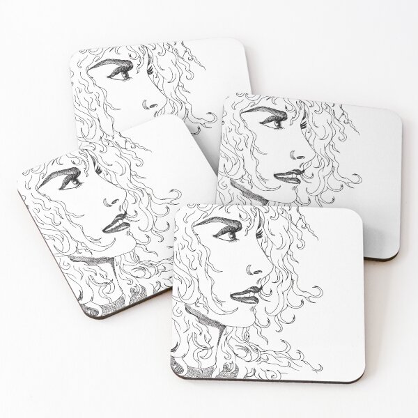 Item preview, The unknown girl. Pen portrait. designed and sold by Grant Wilson.