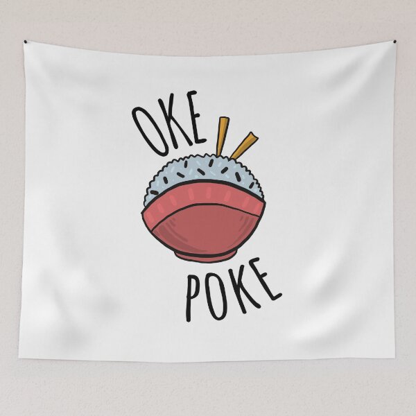 Item preview, Cute Poke Bowl - Oke Poke designed and sold by LiToDesignCo.