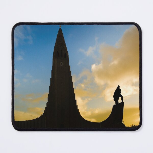 Item preview, Norse explorer Leif Erikson outside Hallgrímskirkja designed and sold by Graham Prentice.
