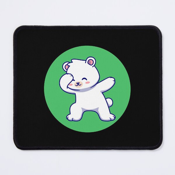 Item preview, Polar Bear Dabbing Funny Dabbing Green Kawaii Animals Gift designed and sold by Hyper-Field.