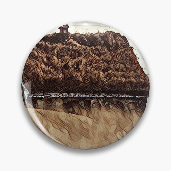 Item preview, Landscape old house painted vintage designed and sold by crea-homedesign.