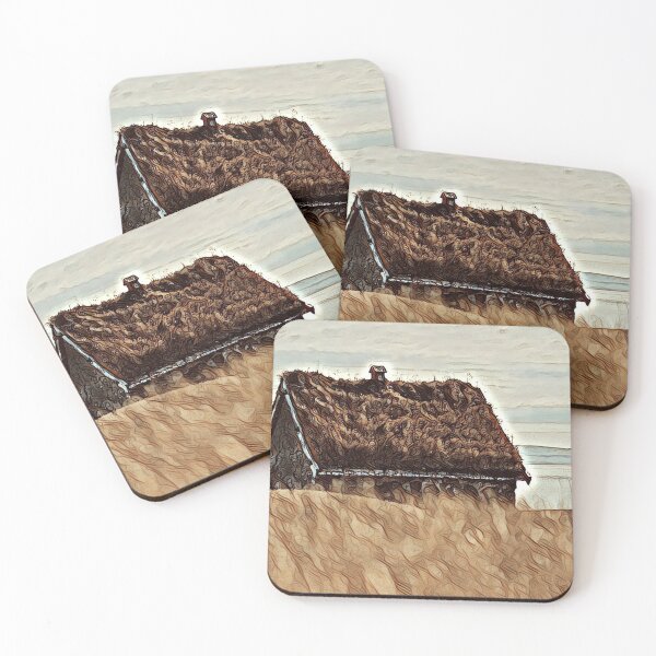 Item preview, Landscape old house painted vintage designed and sold by crea-homedesign.