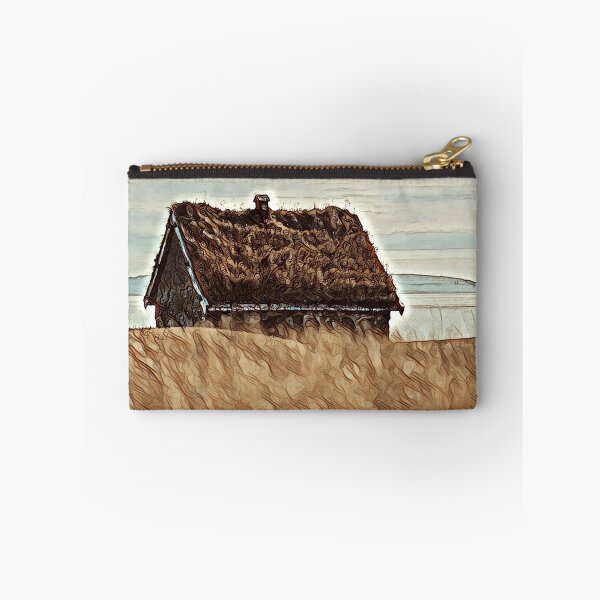 Item preview, Landscape old house painted vintage designed and sold by crea-homedesign.