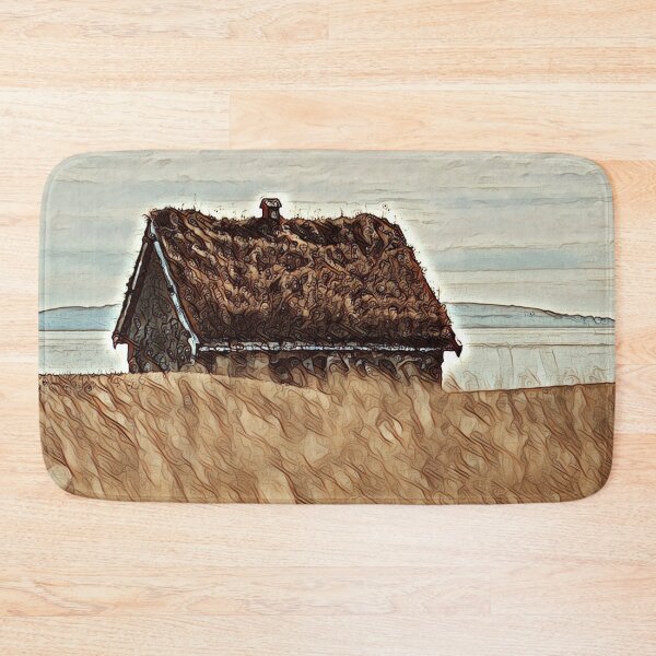 Item preview, Landscape old house painted vintage designed and sold by crea-homedesign.