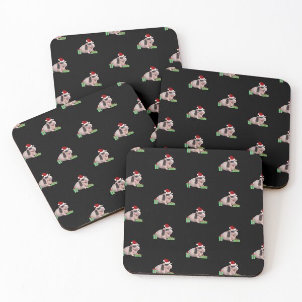 Item preview, Merry Pigmas Christmas Santa Guinea Pig Hairless Pack designed and sold by Artventurous.