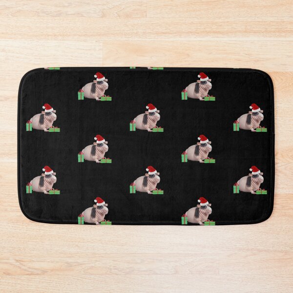 Item preview, Merry Pigmas Christmas Santa Guinea Pig Hairless Pack designed and sold by Artventurous.