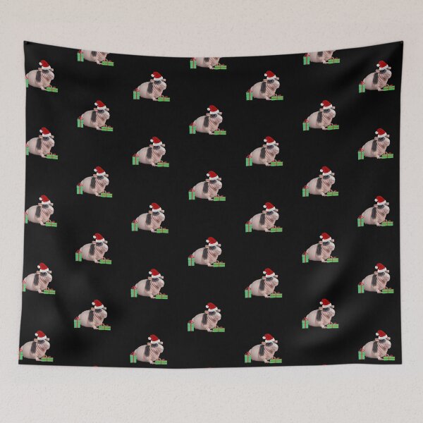Item preview, Merry Pigmas Christmas Santa Guinea Pig Hairless Pack designed and sold by Artventurous.