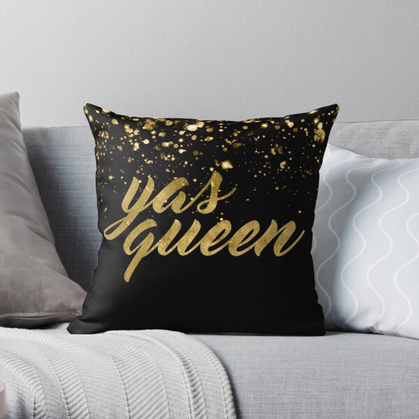 Yas Queen Throw Pillow