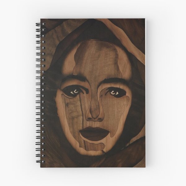 Item preview, Fantasy wood face of nature woman marquetry designed and sold by Andulino.