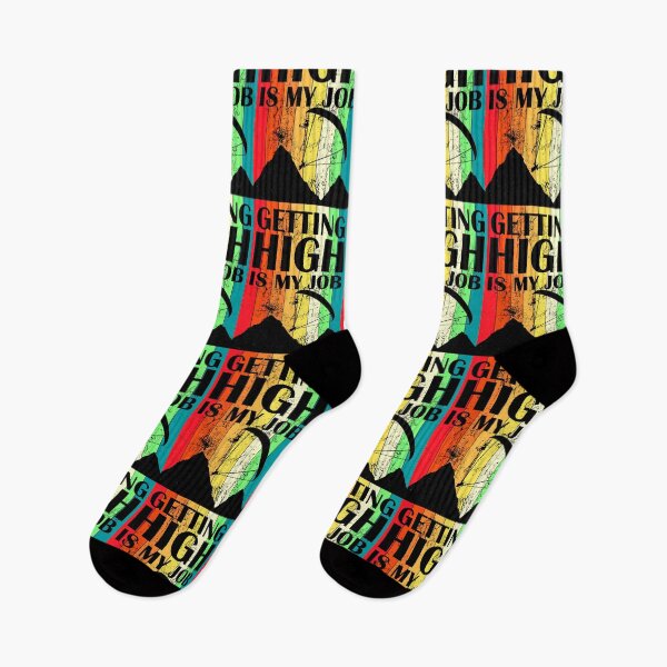 Item preview, Getting high is my job, Paragliding designed and sold by Manoroma.
