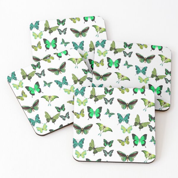 Artikelvorschau, Grüne Schmetterlinge entworfen und verkauft von Twinmommy Store.