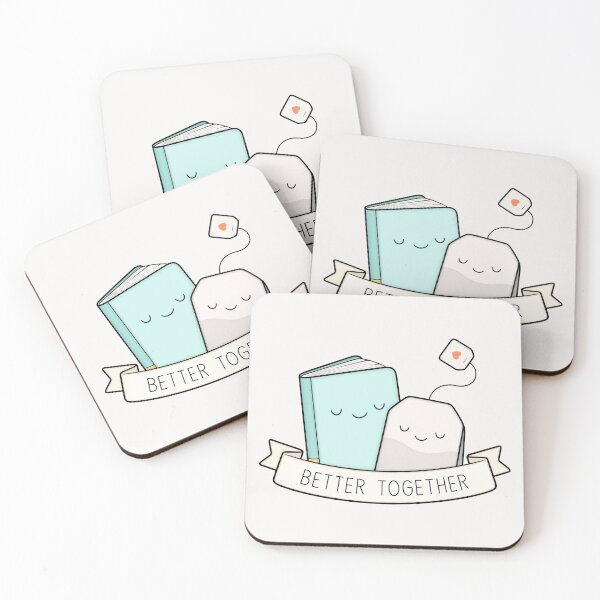 Item preview, Books And Tea | Better Together designed and sold by kimvervuurt.