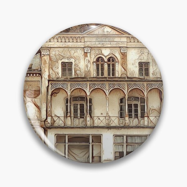 Item preview, old house painted vintage countryside mansion designed and sold by crea-homedesign.
