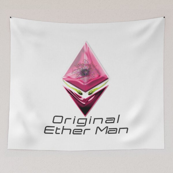 Item preview, Dad Hats Original Ether Man Burgundy Colored Head With Positronic Brain & Lime-green Eyes Black Text designed and sold by Spirit-World.