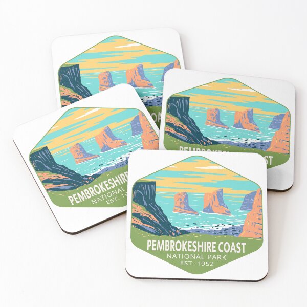 Item preview, Elegug Stack Rocks in Pembrokeshire Coast (Welsh: Arfordir Penfro) National Park designed and sold by Home-Spirit.