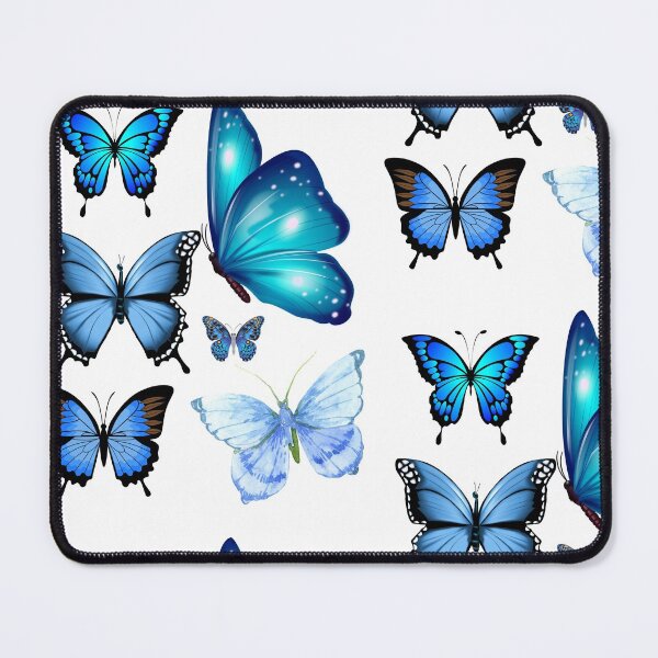 Item preview, Light blue butterflies designed and sold by Twinmommy Store.