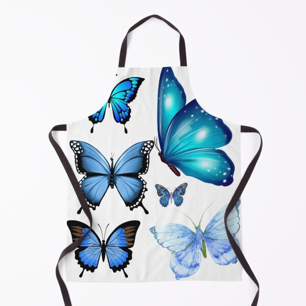 Item preview, Light blue butterflies designed and sold by Twinmommy Store.