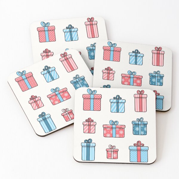 Artikelvorschau, Weihnachtsgeschenkboxen Rot Blau entworfen und verkauft von DimensionC169.