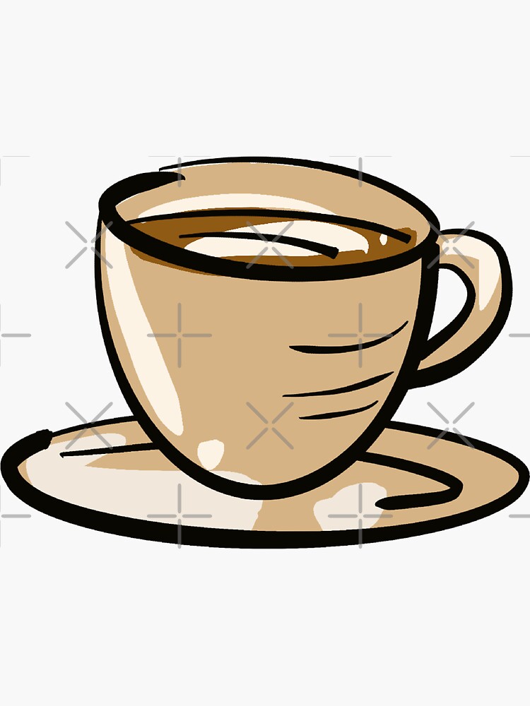 This is a free drink clip art image of a hot coffee mug cup.