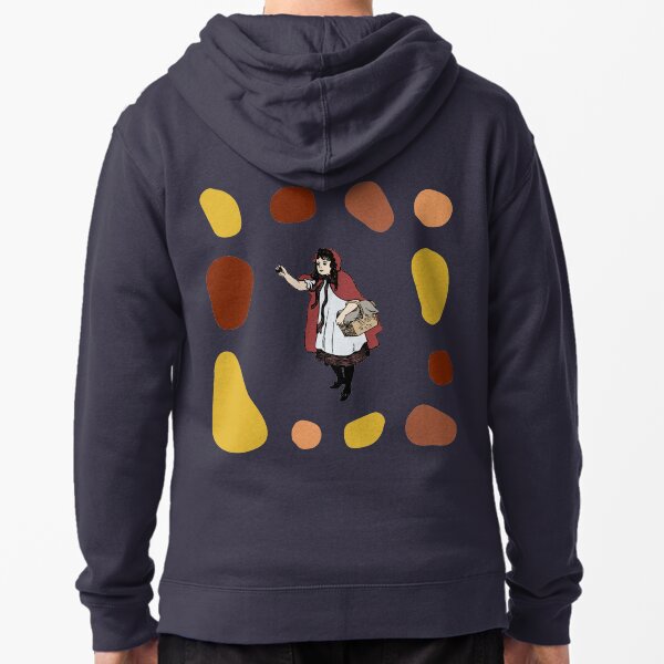 Little red riding hood Zipped Hoodie