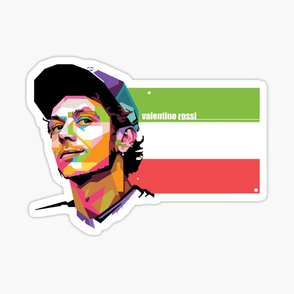 Valentino Rossi autocollant Sticker