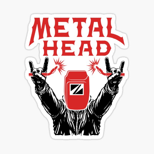 Item preview, Metal Head Funny Welder Welder's Helmet  designed and sold by jaygo.
