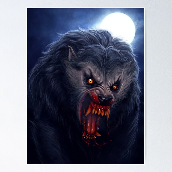 Werewolves of London Warren Zevon Lyric Poster Unframed Print 