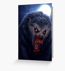 Beware the Moon... Greeting Card