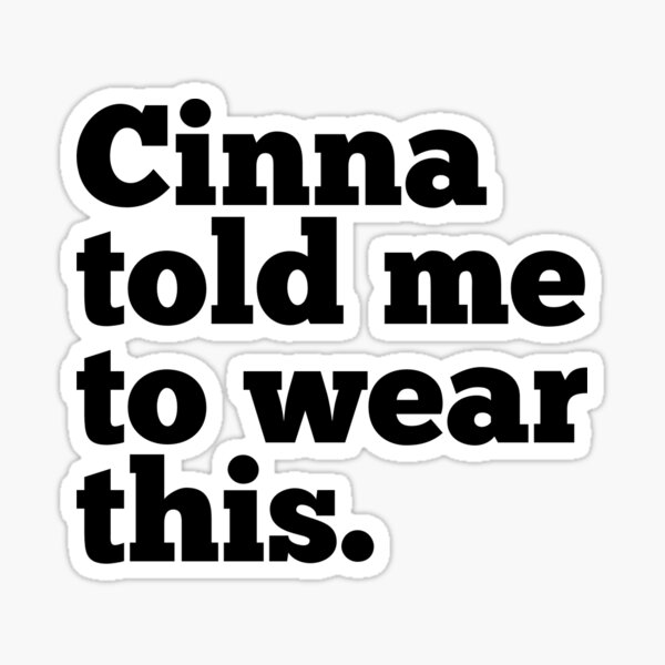 Cinna Sticker