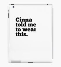 Cinna iPad Case/Skin